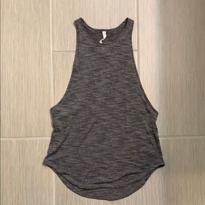 Gray muscle tank